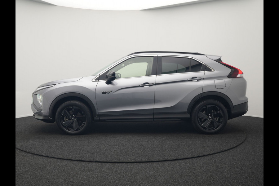 Mitsubishi Eclipse Cross 2.4 Black Edition Plug In Hybrid 188pk Dealer O.H. PHEV | Trekhaak Afn. | Adaptive Cruise | 360 Camera | Alcantara Sportstoelen & Stuur Verwarmd | Apple Carplay | Navigatie Via TomTom | Keyless | Blis | DAB |