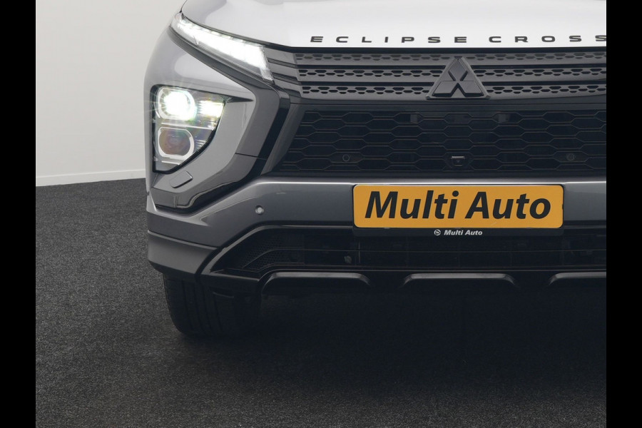 Mitsubishi Eclipse Cross 2.4 Black Edition Plug In Hybrid 188pk Dealer O.H. PHEV | Trekhaak Afn. | Adaptive Cruise | 360 Camera | Alcantara Sportstoelen & Stuur Verwarmd | Apple Carplay | Navigatie Via TomTom | Keyless | Blis | DAB |