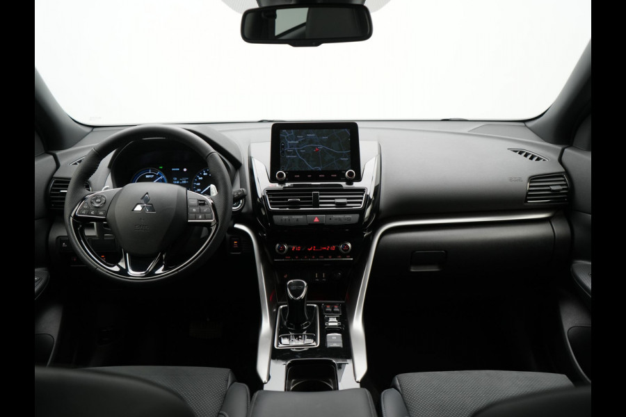 Mitsubishi Eclipse Cross 2.4 Black Edition Plug In Hybrid 188pk Dealer O.H. PHEV | Trekhaak Afn. | Adaptive Cruise | 360 Camera | Alcantara Sportstoelen & Stuur Verwarmd | Apple Carplay | Navigatie Via TomTom | Keyless | Blis | DAB |