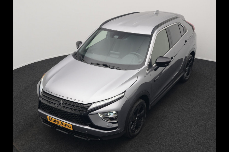 Mitsubishi Eclipse Cross 2.4 Black Edition Plug In Hybrid 188pk Dealer O.H. PHEV | Trekhaak Afn. | Adaptive Cruise | 360 Camera | Alcantara Sportstoelen & Stuur Verwarmd | Apple Carplay | Navigatie Via TomTom | Keyless | Blis | DAB |