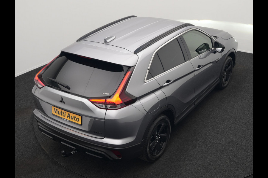 Mitsubishi Eclipse Cross 2.4 Black Edition Plug In Hybrid 188pk Dealer O.H. PHEV | Trekhaak Afn. | Adaptive Cruise | 360 Camera | Alcantara Sportstoelen & Stuur Verwarmd | Apple Carplay | Navigatie Via TomTom | Keyless | Blis | DAB |