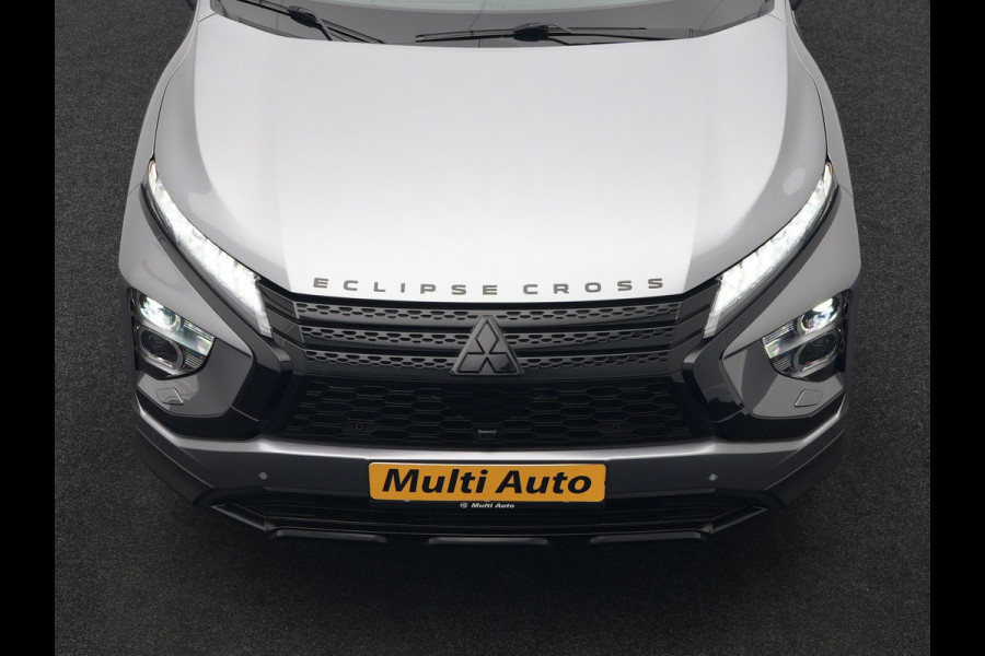 Mitsubishi Eclipse Cross 2.4 Black Edition Plug In Hybrid 188pk Dealer O.H. PHEV | Trekhaak Afn. | Adaptive Cruise | 360 Camera | Alcantara Sportstoelen & Stuur Verwarmd | Apple Carplay | Navigatie Via TomTom | Keyless | Blis | DAB |