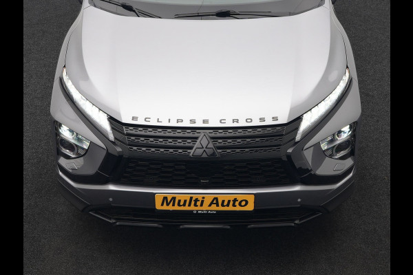 Mitsubishi Eclipse Cross 2.4 Black Edition Plug In Hybrid 188pk Dealer O.H. PHEV | Trekhaak Afn. | Adaptive Cruise | 360 Camera | Alcantara Sportstoelen & Stuur Verwarmd | Apple Carplay | Navigatie Via TomTom | Keyless | Blis | DAB |