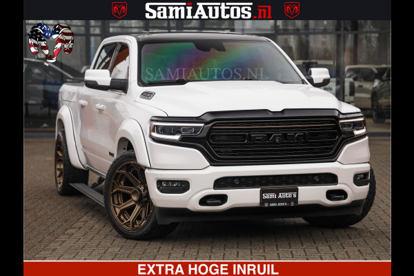 Dodge Ram 1500 HULK PACK | 5.7 V8 HEMI | SFEERVERLICHTING | FEUL WIELEN | TRAIN HORN | BOM VOL CREW CAB | DUBBELE CABINE | 5 PERSOONS | GRIJSKENTEKEN | MEGA DIKKE LIMITED ALN |