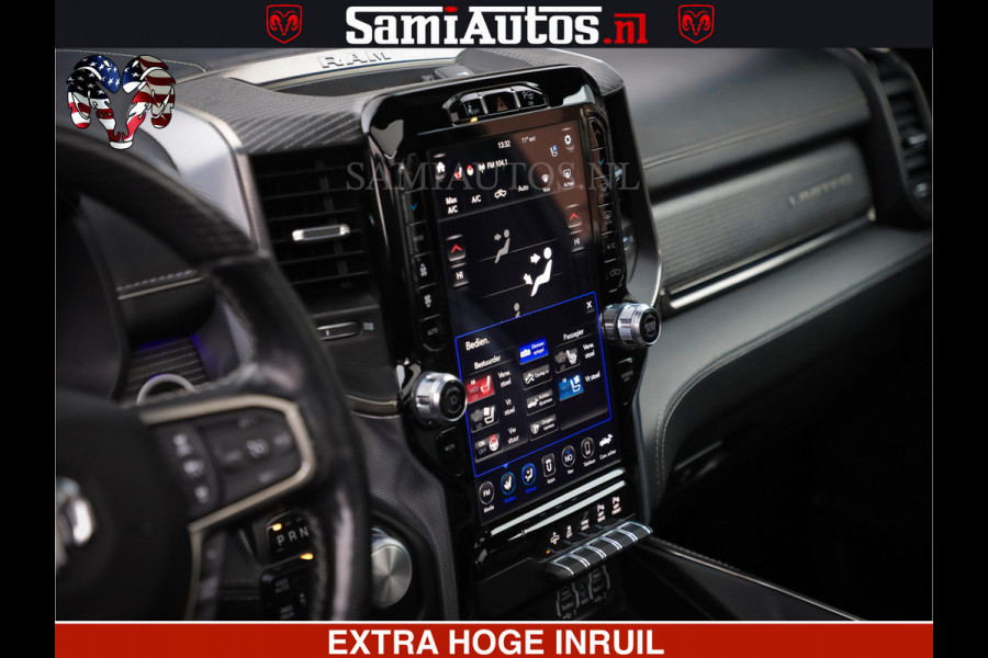 Dodge Ram 1500 HULK PACK | 5.7 V8 HEMI | SFEERVERLICHTING | FEUL WIELEN | TRAIN HORN | BOM VOL CREW CAB | DUBBELE CABINE | 5 PERSOONS | GRIJSKENTEKEN | MEGA DIKKE LIMITED ALN |