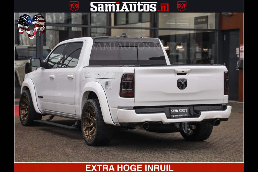 Dodge Ram 1500 HULK PACK | 5.7 V8 HEMI | SFEERVERLICHTING | FEUL WIELEN | TRAIN HORN | BOM VOL CREW CAB | DUBBELE CABINE | 5 PERSOONS | GRIJSKENTEKEN | MEGA DIKKE LIMITED ALN |
