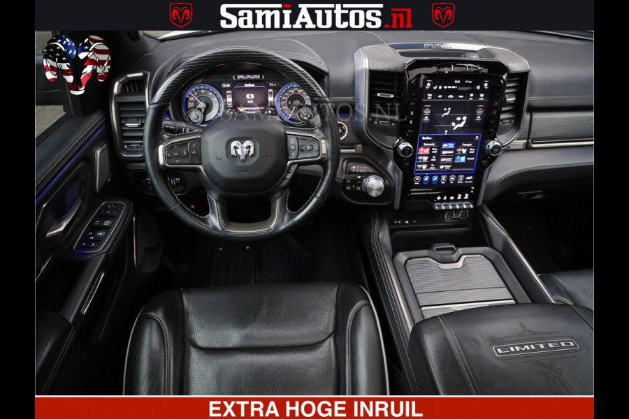 Dodge Ram 1500 HULK PACK | 5.7 V8 HEMI | SFEERVERLICHTING | FEUL WIELEN | TRAIN HORN | BOM VOL CREW CAB | DUBBELE CABINE | 5 PERSOONS | GRIJSKENTEKEN | MEGA DIKKE LIMITED ALN |
