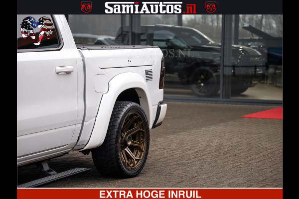 Dodge Ram 1500 HULK PACK | 5.7 V8 HEMI | SFEERVERLICHTING | FEUL WIELEN | TRAIN HORN | BOM VOL CREW CAB | DUBBELE CABINE | 5 PERSOONS | GRIJSKENTEKEN | MEGA DIKKE LIMITED ALN |