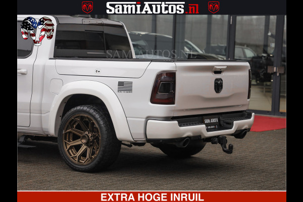 Dodge Ram 1500 HULK PACK | 5.7 V8 HEMI | SFEERVERLICHTING | FEUL WIELEN | TRAIN HORN | BOM VOL CREW CAB | DUBBELE CABINE | 5 PERSOONS | GRIJSKENTEKEN | MEGA DIKKE LIMITED ALN |