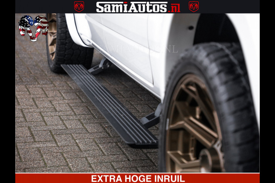 Dodge Ram 1500 HULK PACK | 5.7 V8 HEMI | SFEERVERLICHTING | FEUL WIELEN | TRAIN HORN | BOM VOL CREW CAB | DUBBELE CABINE | 5 PERSOONS | GRIJSKENTEKEN | MEGA DIKKE LIMITED ALN |