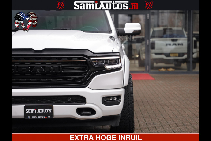 Dodge Ram 1500 HULK PACK | 5.7 V8 HEMI | SFEERVERLICHTING | FEUL WIELEN | TRAIN HORN | BOM VOL CREW CAB | DUBBELE CABINE | 5 PERSOONS | GRIJSKENTEKEN | MEGA DIKKE LIMITED ALN |