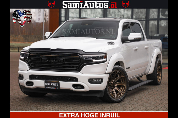 Dodge Ram 1500 HULK PACK | 5.7 V8 HEMI | SFEERVERLICHTING | FEUL WIELEN | TRAIN HORN | BOM VOL CREW CAB | DUBBELE CABINE | 5 PERSOONS | GRIJSKENTEKEN | MEGA DIKKE LIMITED ALN |