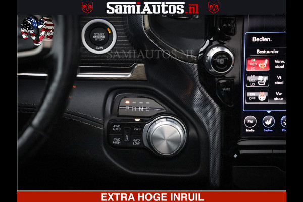 Dodge Ram 1500 HULK PACK | 5.7 V8 HEMI | SFEERVERLICHTING | FEUL WIELEN | TRAIN HORN | BOM VOL CREW CAB | DUBBELE CABINE | 5 PERSOONS | GRIJSKENTEKEN | MEGA DIKKE LIMITED ALN |