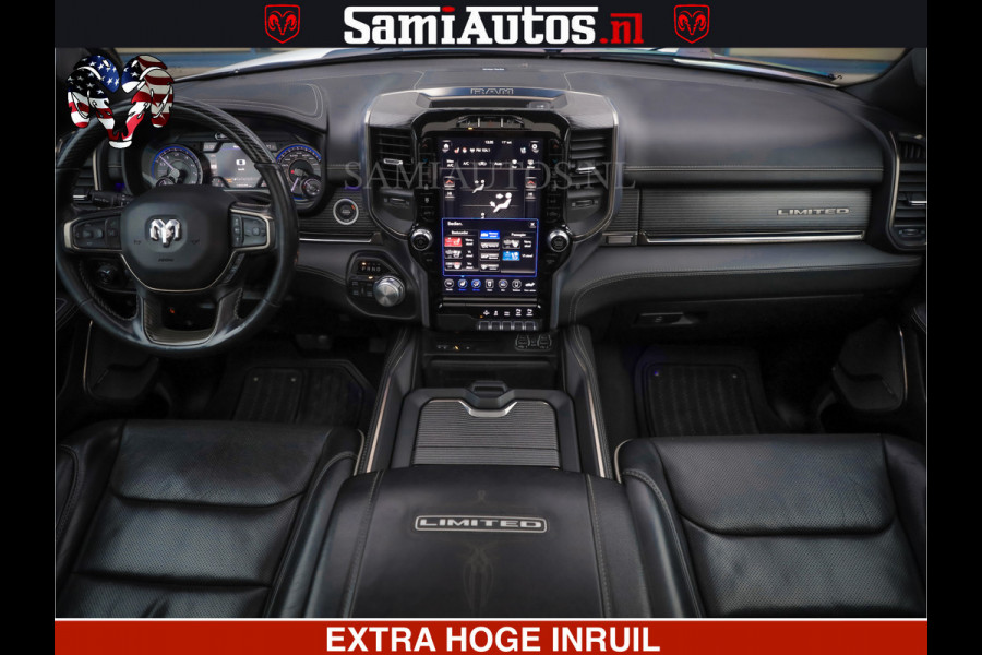 Dodge Ram 1500 HULK PACK | 5.7 V8 HEMI | SFEERVERLICHTING | FEUL WIELEN | TRAIN HORN | BOM VOL CREW CAB | DUBBELE CABINE | 5 PERSOONS | GRIJSKENTEKEN | MEGA DIKKE LIMITED ALN |