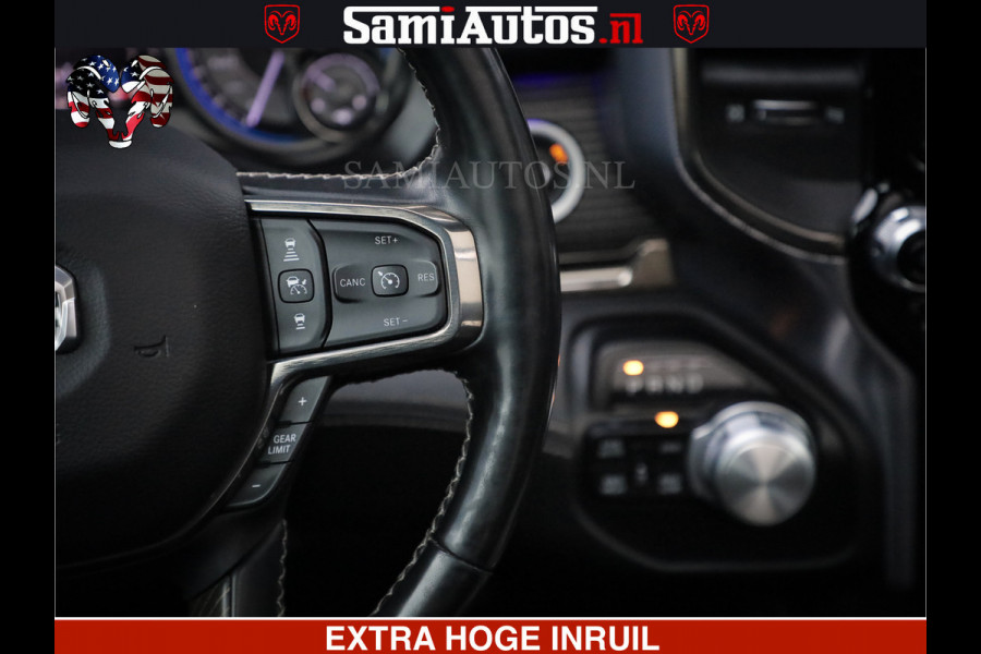 Dodge Ram 1500 HULK PACK | 5.7 V8 HEMI | SFEERVERLICHTING | FEUL WIELEN | TRAIN HORN | BOM VOL CREW CAB | DUBBELE CABINE | 5 PERSOONS | GRIJSKENTEKEN | MEGA DIKKE LIMITED ALN |