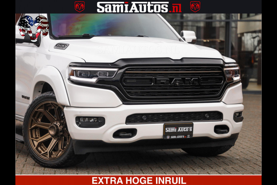 Dodge Ram 1500 HULK PACK | 5.7 V8 HEMI | SFEERVERLICHTING | FEUL WIELEN | TRAIN HORN | BOM VOL CREW CAB | DUBBELE CABINE | 5 PERSOONS | GRIJSKENTEKEN | MEGA DIKKE LIMITED ALN |