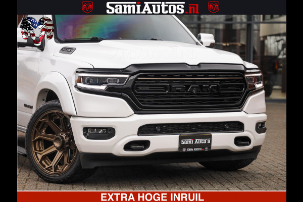 Dodge Ram 1500 HULK PACK | 5.7 V8 HEMI | SFEERVERLICHTING | FEUL WIELEN | TRAIN HORN | BOM VOL CREW CAB | DUBBELE CABINE | 5 PERSOONS | GRIJSKENTEKEN | MEGA DIKKE LIMITED ALN |