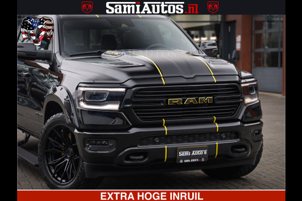 Dodge Ram 1500 LARAMIE SPORT 4X4 5.7 V8 | PRINS LPG | CAMERA | APPLE CARPLAY | 3500KG | FULL LED | CRUISE | MEMORY SEATS | LEDER | DUBBELE CABINE | CREWCAB Voorraad Nr: 2524 - 1249