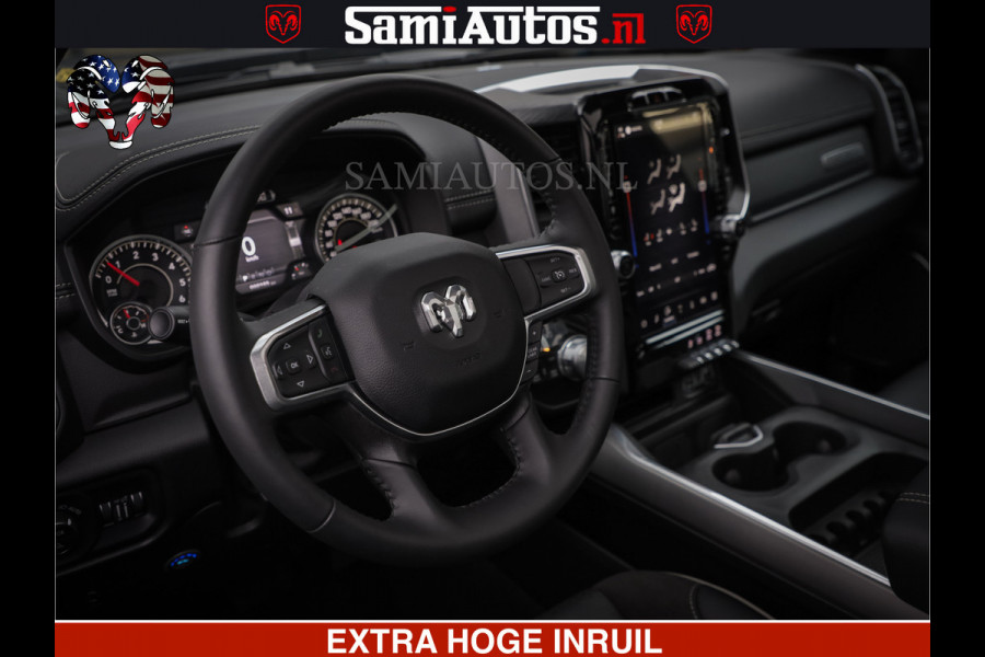 Dodge Ram 1500 LARAMIE SPORT 4X4 5.7 V8 | PRINS LPG | CAMERA | APPLE CARPLAY | 3500KG | FULL LED | CRUISE | MEMORY SEATS | LEDER | DUBBELE CABINE | CREWCAB Voorraad Nr: 2524 - 1249