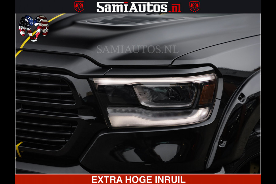 Dodge Ram 1500 LARAMIE SPORT 4X4 5.7 V8 | PRINS LPG | CAMERA | APPLE CARPLAY | 3500KG | FULL LED | CRUISE | MEMORY SEATS | LEDER | DUBBELE CABINE | CREWCAB Voorraad Nr: 2524 - 1249