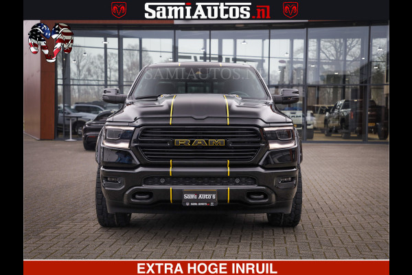 Dodge Ram 1500 LARAMIE SPORT 4X4 5.7 V8 | PRINS LPG | CAMERA | APPLE CARPLAY | 3500KG | FULL LED | CRUISE | MEMORY SEATS | LEDER | DUBBELE CABINE | CREWCAB Voorraad Nr: 2524 - 1249