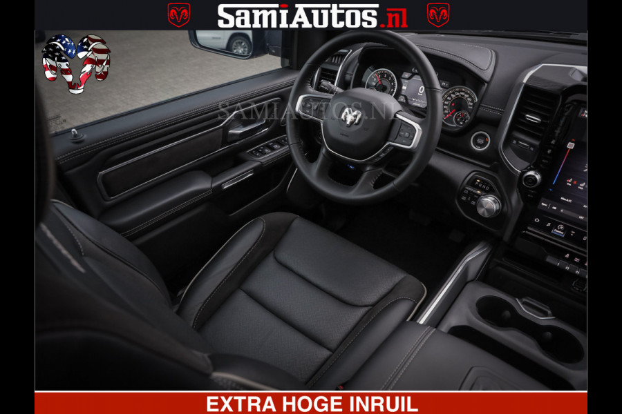 Dodge Ram 1500 LARAMIE SPORT 4X4 5.7 V8 | PRINS LPG | CAMERA | APPLE CARPLAY | 3500KG | FULL LED | CRUISE | MEMORY SEATS | LEDER | DUBBELE CABINE | CREWCAB Voorraad Nr: 2524 - 1249