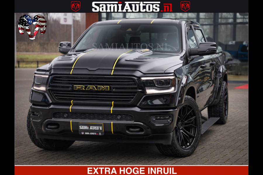 Dodge Ram 1500 LARAMIE SPORT 4X4 5.7 V8 | PRINS LPG | CAMERA | APPLE CARPLAY | 3500KG | FULL LED | CRUISE | MEMORY SEATS | LEDER | DUBBELE CABINE | CREWCAB Voorraad Nr: 2524 - 1249