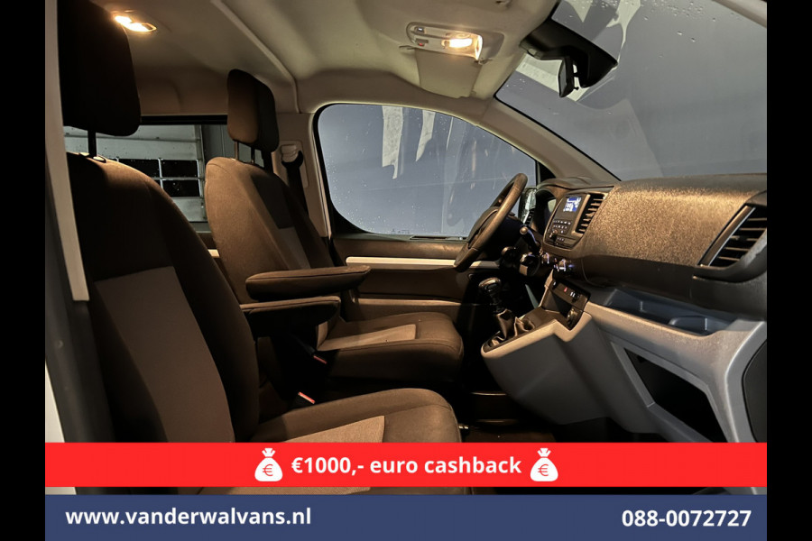 Peugeot Expert 2.0 BlueHDI 123pk L3H1 Dubbele Cabine Euro6 Airco | 2x zijdeur | 2500kg Trekhaak | 5-Zits Cruisecontrol, Parkeersensoren