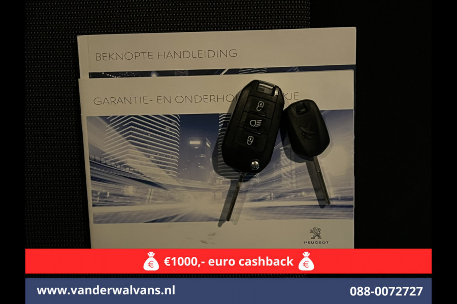 Peugeot Expert 2.0 BlueHDI 123pk L3H1 Dubbele Cabine Euro6 Airco | 2x zijdeur | 2500kg Trekhaak | 5-Zits Cruisecontrol, Parkeersensoren