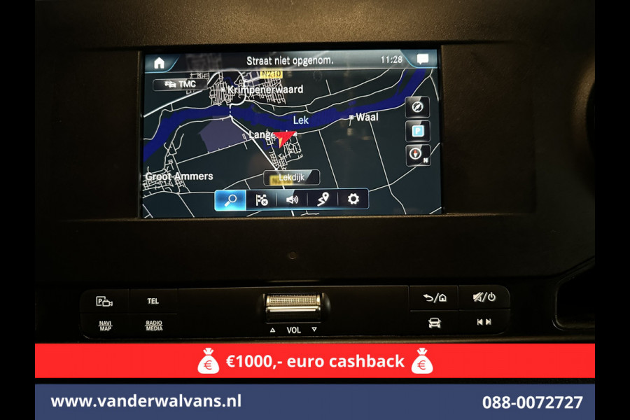 Mercedes-Benz Sprinter 317 CDI 170pk L3H2 Euro6 Airco | Apple Carplay | 360 Graden Camera | Navigatie Android Auto, Cruisecontrol, Chauffeursstoel, Parkeersensoren, Stoelverwarming, Bijrijdersbank