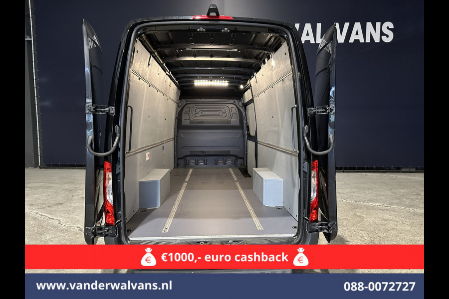 Mercedes-Benz Sprinter 317 CDI 170pk L3H2 Euro6 Airco | Apple Carplay | 360 Graden Camera | Navigatie Android Auto, Cruisecontrol, Chauffeursstoel, Parkeersensoren, Stoelverwarming, Bijrijdersbank