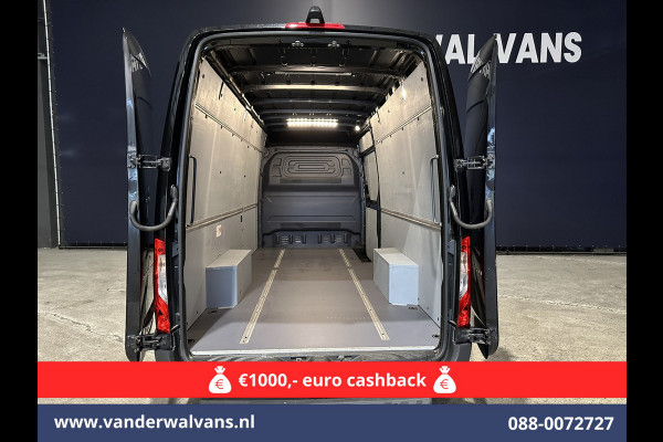 Mercedes-Benz Sprinter 317 CDI 170pk L3H2 Euro6 Airco | Apple Carplay | 360 Graden Camera | Navigatie Android Auto, Cruisecontrol, Chauffeursstoel, Parkeersensoren, Stoelverwarming, Bijrijdersbank