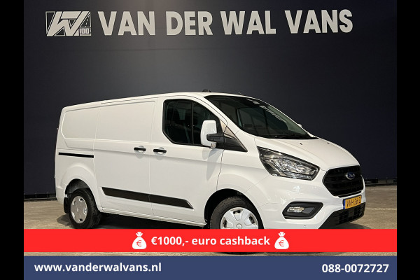 Ford Transit Custom 2.0 TDCI L1H1 Euro6 Airco | Navigatie | Camera | LED | Cruisecontrol Stoelverwarming Parkeersensoren, Verwarmde voorruit, Bijrijdersbank, 2500kg trekvermogen