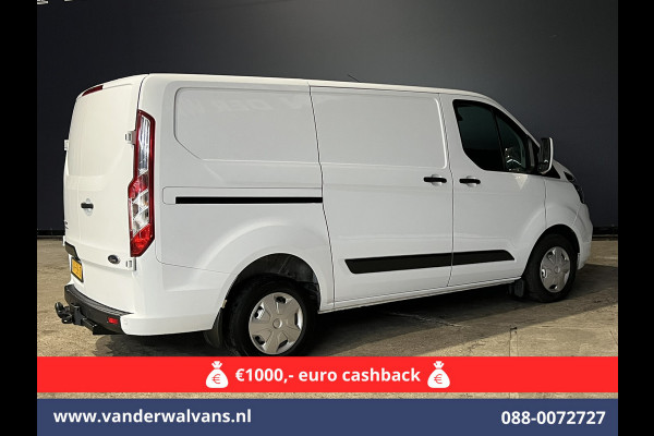 Ford Transit Custom 2.0 TDCI L1H1 Euro6 Airco | Navigatie | Camera | LED | Cruisecontrol Stoelverwarming Parkeersensoren, Verwarmde voorruit, Bijrijdersbank, 2500kg trekvermogen