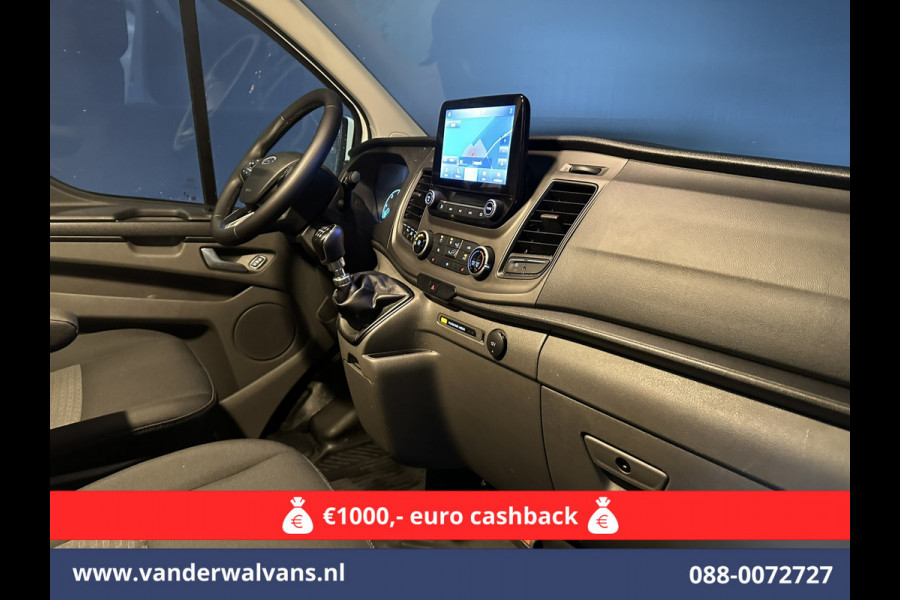 Ford Transit Custom 2.0 TDCI L1H1 Euro6 Airco | Navigatie | Camera | LED | Cruisecontrol Stoelverwarming Parkeersensoren, Verwarmde voorruit, Bijrijdersbank, 2500kg trekvermogen
