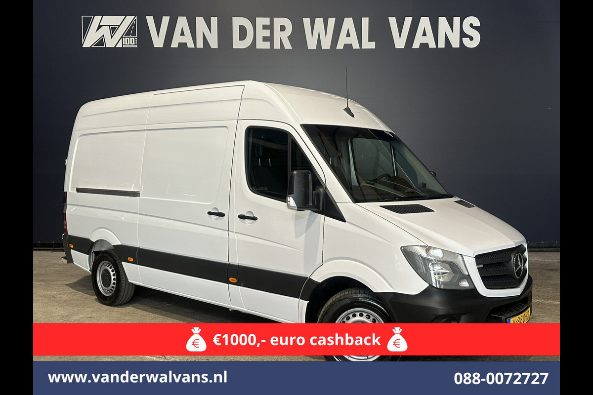 Mercedes-Benz Sprinter 316 CDI 163pk L2H2 Euro6 Airco | 2800kg trekhaak | Cruisecontrol Parkeersensoren, Bluetooth-telefoonvoorbereiding