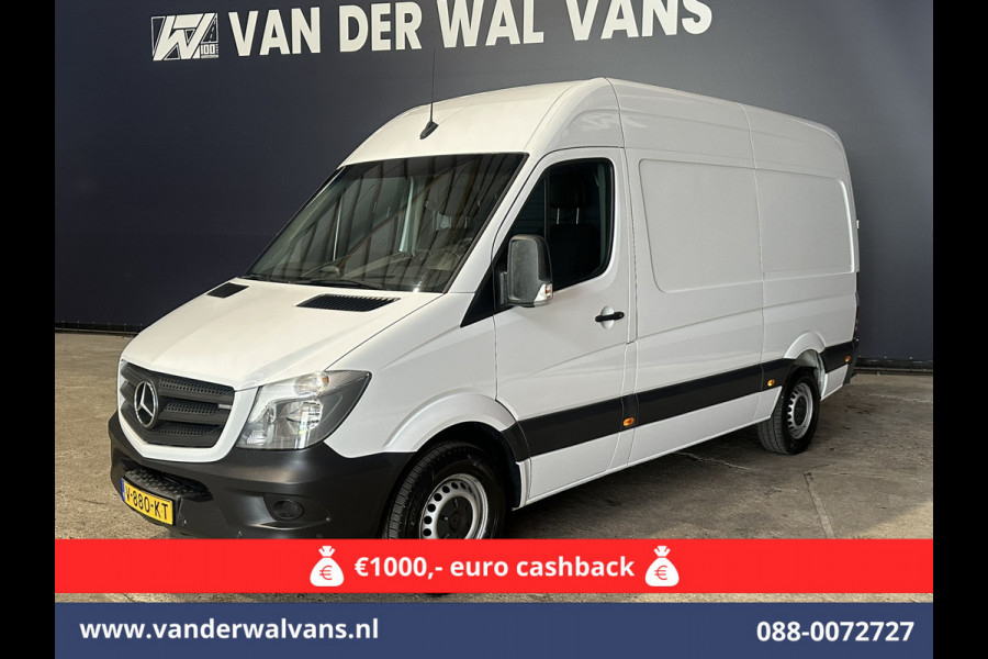 Mercedes-Benz Sprinter 316 CDI 163pk L2H2 Euro6 Airco | 2800kg trekhaak | Cruisecontrol Parkeersensoren, Bluetooth-telefoonvoorbereiding