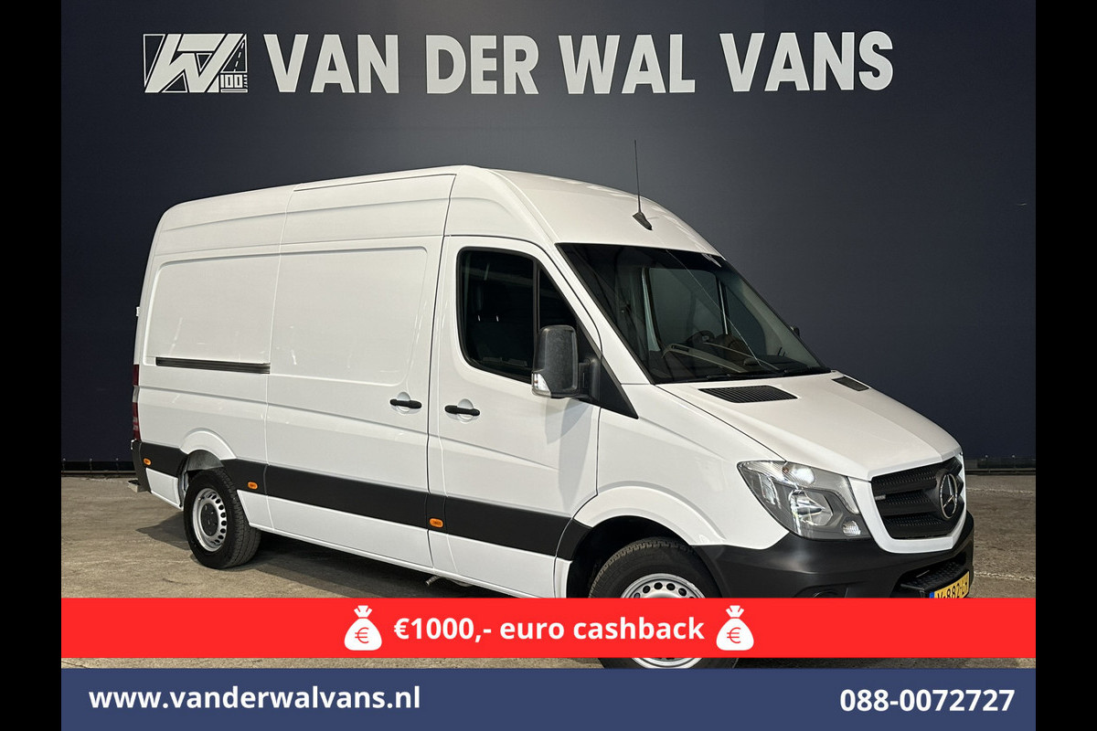 Mercedes-Benz Sprinter 316 CDI 163pk L2H2 Euro6 Airco | 2800kg trekhaak | Navigatie | Cruisecontrol Parkeersensoren