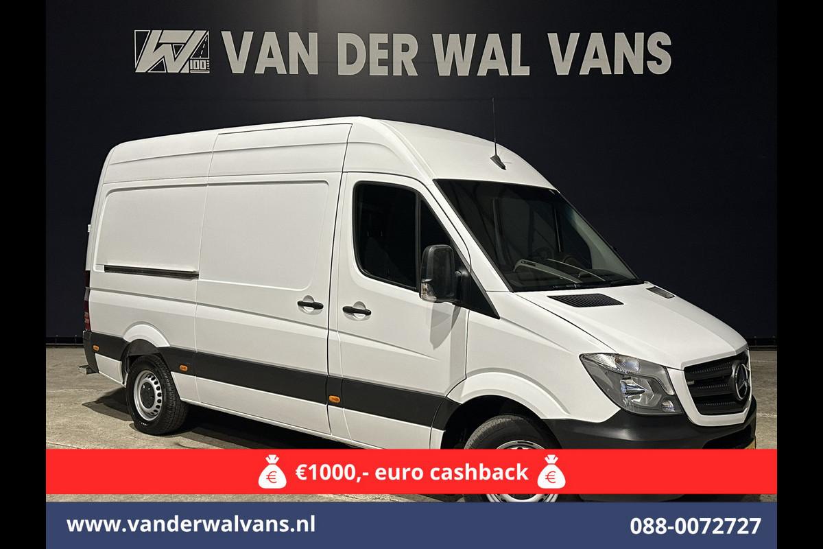 Mercedes-Benz Sprinter 316 CDI 163pk L2H2 Euro6 Airco | 2800kg trekhaak | Navigatie | Cruisecontrol, Parkeersensoren