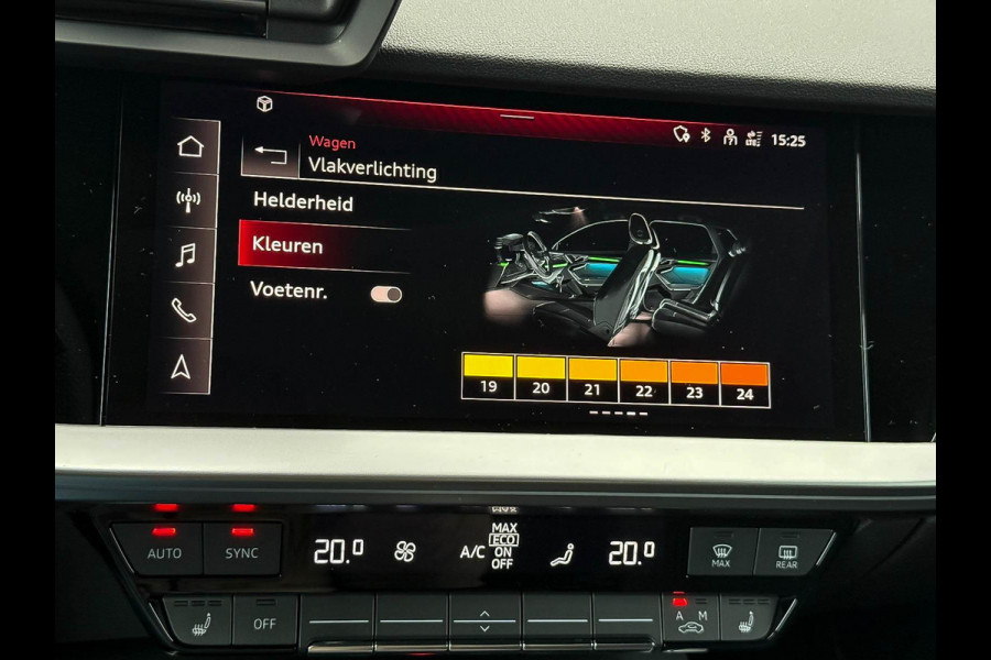 Audi A3 Sportback 45TFSI e 245pk S-Tronic Competition S Edition S-Line 1e Eig|Audi Exclusive|Pano|Kuipstoelen|360°|Ambiance|Matrix