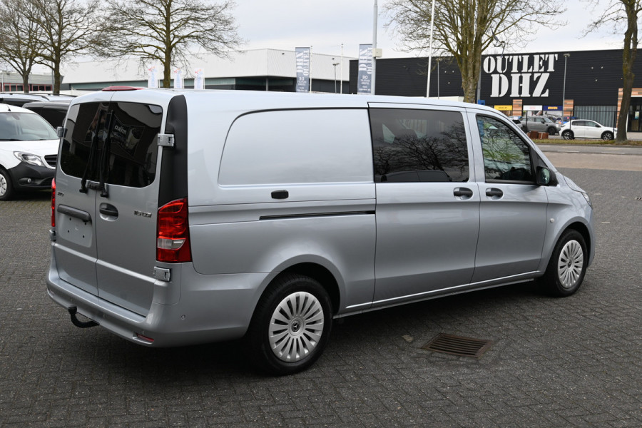 Mercedes-Benz Vito 116 CDI DC L3 Pro LED, 2500 kg trekhaak, Navigatie en Smartphone integratie, Etc.