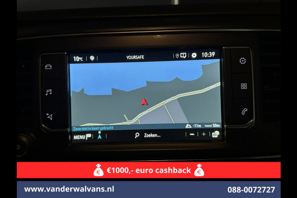Opel Vivaro 2.0 CDTI 150pk L3H1 Dubbele Cabine Euro6 Airco | Camera | Navigatie | 5-zits | 2500kg Trekhaak Apple Carplay, Android Auto, Cruisecontrol, LM Velgen, Parkeersensoren