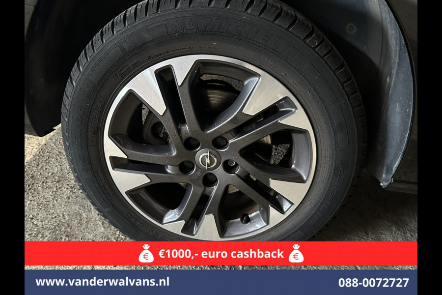 Opel Vivaro 2.0 CDTI 150pk L3H1 Dubbele Cabine Euro6 Airco | Camera | Navigatie | 5-zits | 2500kg Trekhaak Apple Carplay, Android Auto, Cruisecontrol, LM Velgen, Parkeersensoren