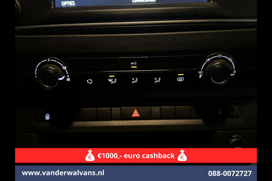 Opel Vivaro 2.0 CDTI 150pk L3H1 Dubbele Cabine Euro6 Airco | Camera | Navigatie | 5-zits | 2500kg Trekhaak Apple Carplay, Android Auto, Cruisecontrol, LM Velgen, Parkeersensoren