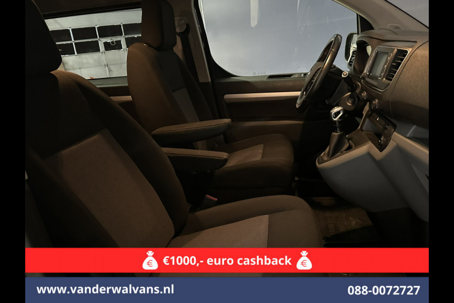 Opel Vivaro 2.0 CDTI 150pk L3H1 Dubbele Cabine Euro6 Airco | Camera | Navigatie | 5-zits | 2500kg Trekhaak Apple Carplay, Android Auto, Cruisecontrol, LM Velgen, Parkeersensoren