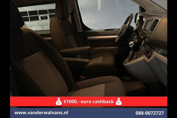 Opel Vivaro 2.0 CDTI 150pk L3H1 Dubbele Cabine Euro6 Airco | Camera | Navigatie | 5-zits | 2500kg Trekhaak Apple Carplay, Android Auto, Cruisecontrol, LM Velgen, Parkeersensoren