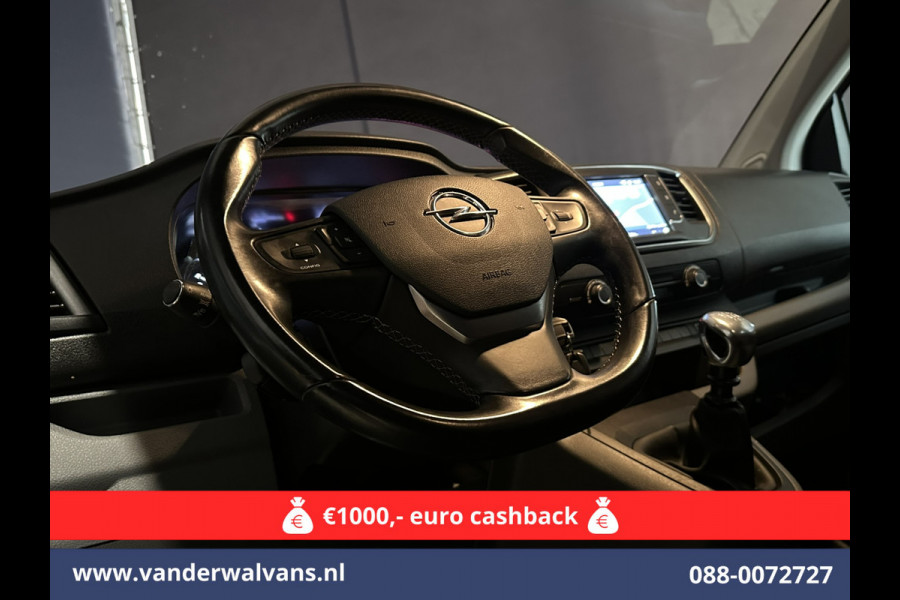 Opel Vivaro 2.0 CDTI 150pk L3H1 Dubbele Cabine Euro6 Airco | Camera | Navigatie | 5-zits | 2500kg Trekhaak Apple Carplay, Android Auto, Cruisecontrol, LM Velgen, Parkeersensoren