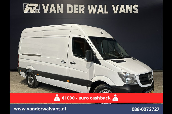 Mercedes-Benz Sprinter 316 CDI 163 pk L2H2 Euro6 Airco | Omvormer | Camera | 2800kg Trekhaak Cruisecontrol, Chauffeursstoel