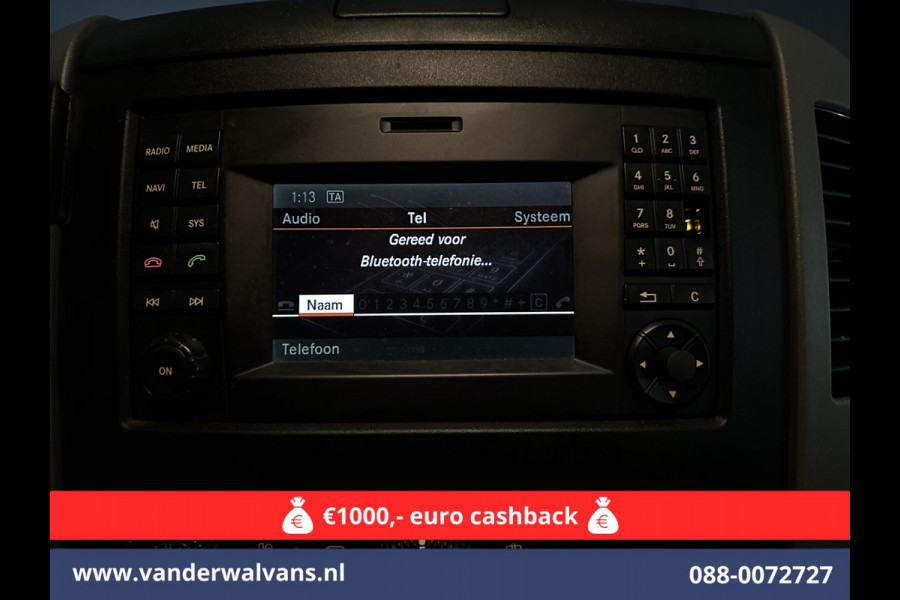 Mercedes-Benz Sprinter 316 CDI 163 pk L2H2 Euro6 Airco | Omvormer | Camera | 2800kg Trekhaak Cruisecontrol, Chauffeursstoel
