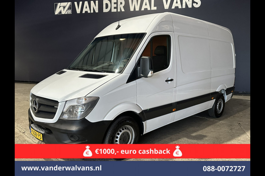 Mercedes-Benz Sprinter 316 CDI 163 pk L2H2 Euro6 Airco | Omvormer | Camera | 2800kg Trekhaak Cruisecontrol, Chauffeursstoel